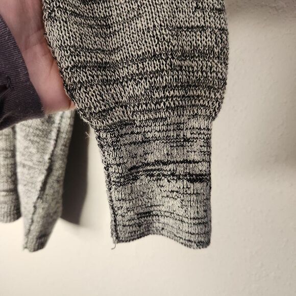 Free People Size XS Gray Flash Dance Oversized One Shoulder Sweater - Picture 4 of 11